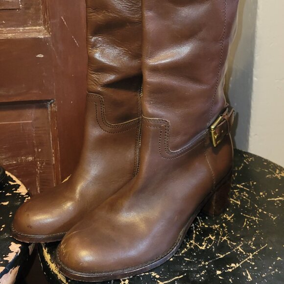 Coach Brown Riding Boots - Picture 1 of 9